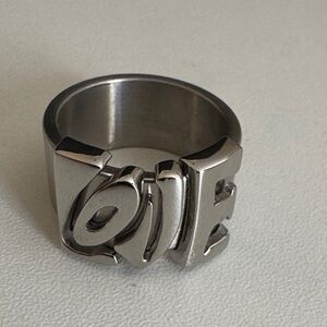 Miss Sixty Silver Statement Ring